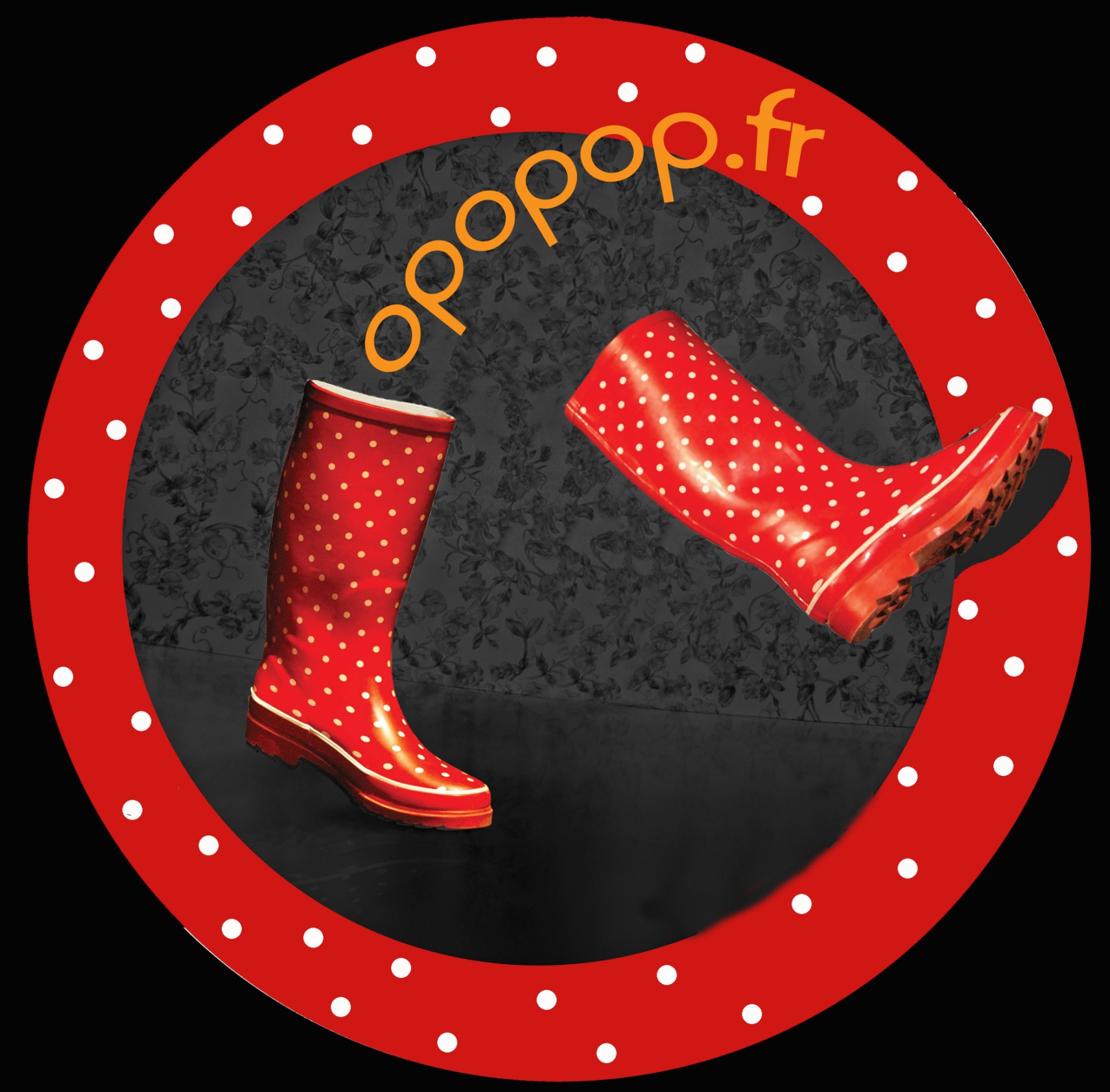 Bottes rouge à pois blanc qui marchent toute seule spectacle Rosie Rose jeune public jonglage